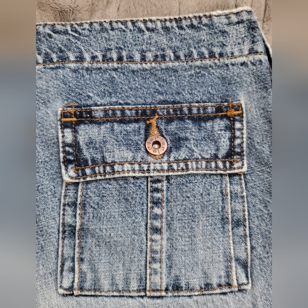 L.e.i DENIMN Jean Shorts Y2K in Jr Size 9 - Picture 6 of 14